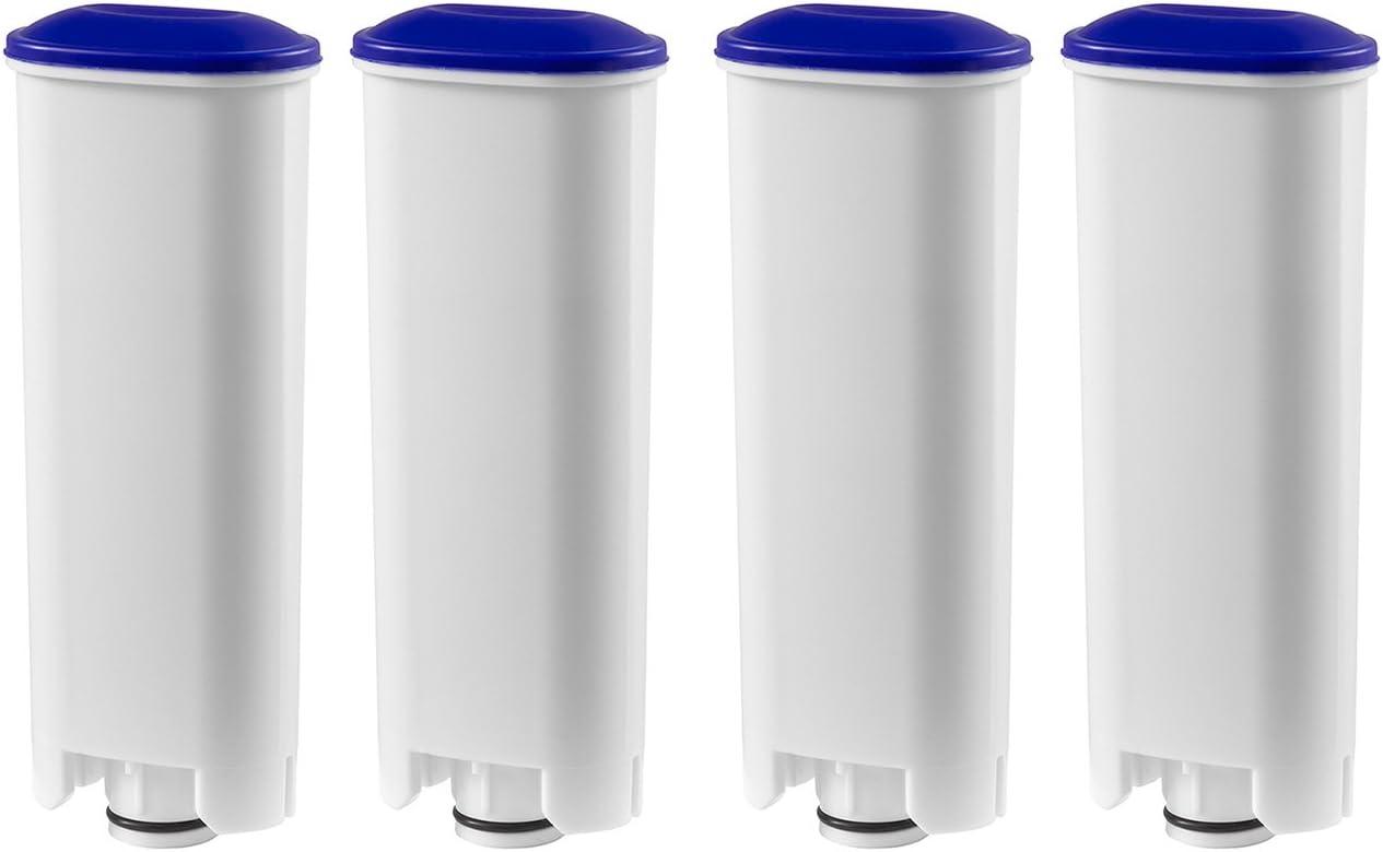 4x Water Filter Cartridges (pluggable) for DeLonghi coffee machines