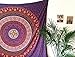 Twin Hippie Tapestry, Hippy Mandala Bohemian Tapestries, Indian Dorm Decor, Psychedelic Tapestry Wall Hanging Ethnic Decorative Tapestry, 54 x 84 Inches (Twin) (Twin)