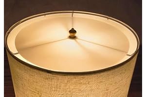 Awclub Round Lampshade Diffuser, 12" Diameter with 3/8" Center Hole Diffuser Lamp Shade for Drum Style Lampshades Pendants So