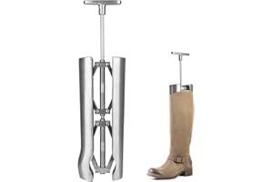 NIANRONGHUA Boot Instep & Calf Shaft Stretcher for unisex, Cast Aluminum Combination Boot Instep and Shaft Stretcher Is Suita