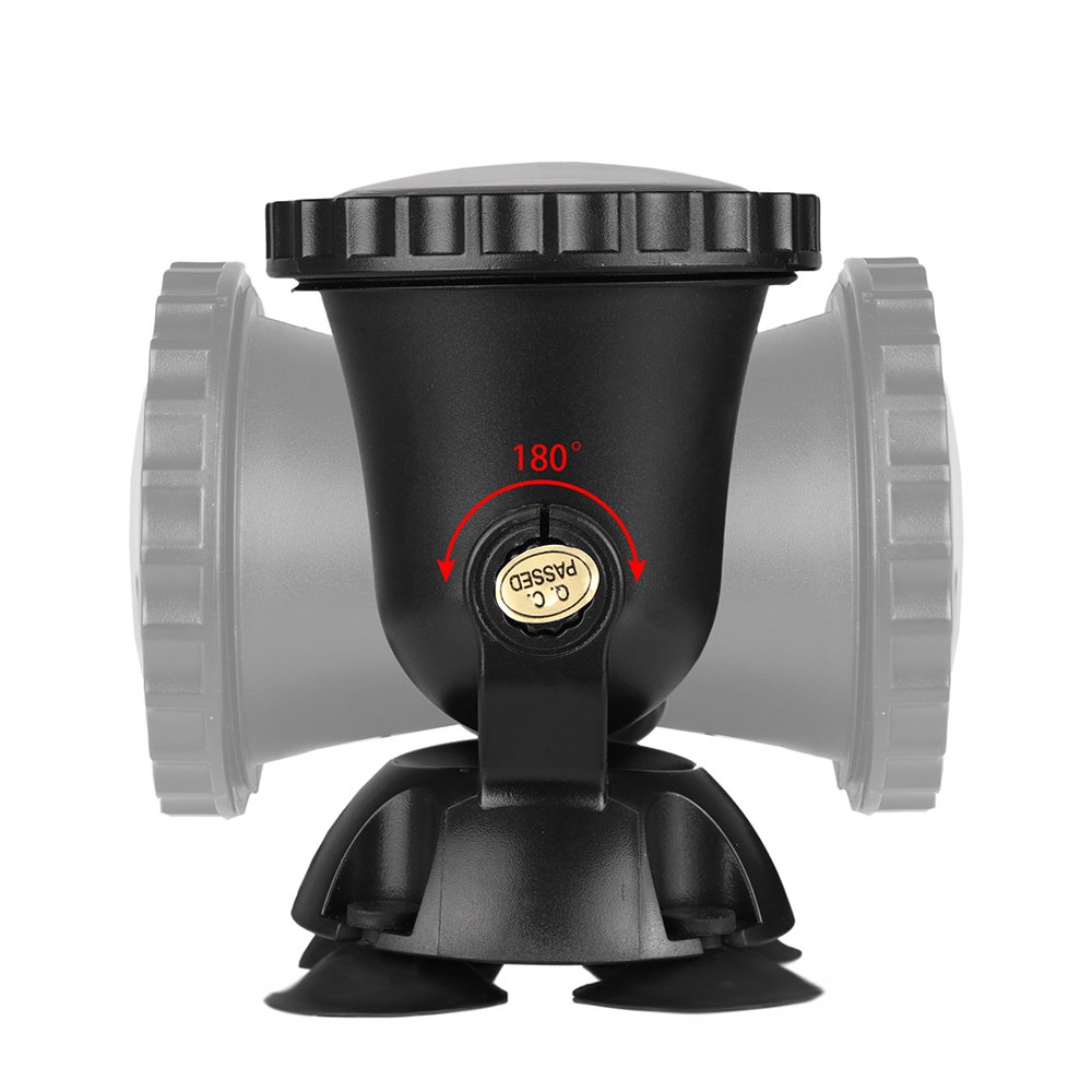 LemonBest® Remote Control RGB LED Pond Spotlight Underwater Aquarium Fish Tank Lighting AC100-240V UK Plug