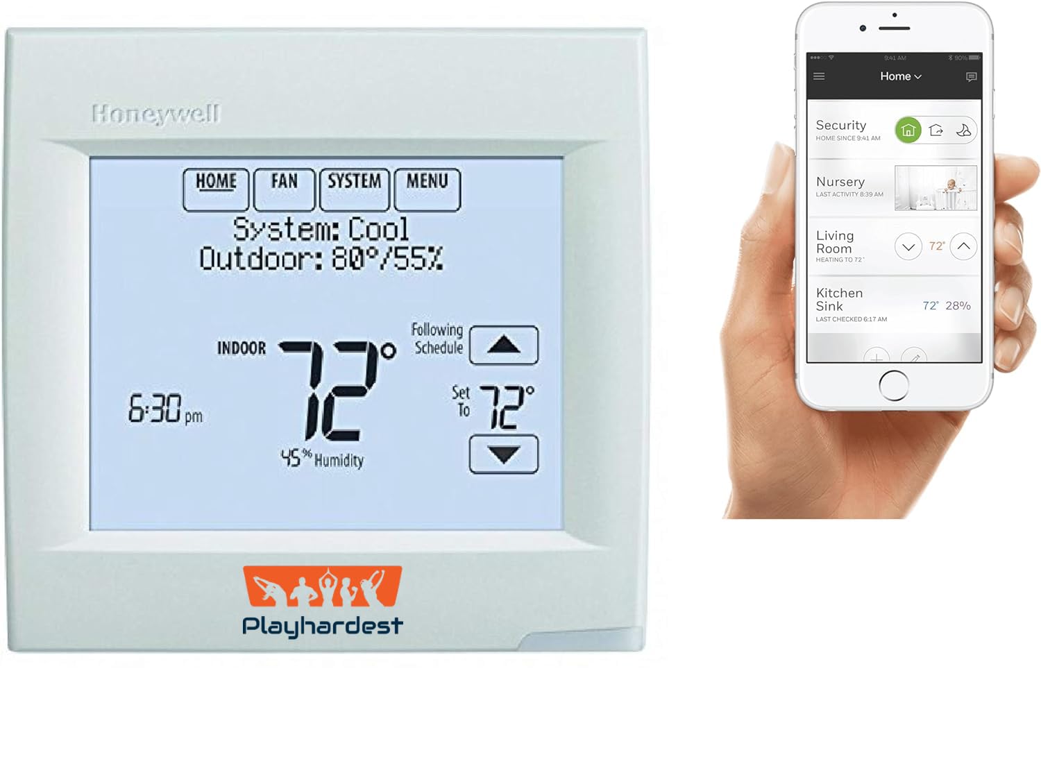 Photo 1 of Honeywell Home TH8321WF1001/U VisionPRO 8000 Wi-Fi Programmable Thermostat, 1 Pack, with Extended 5-Year Warranty