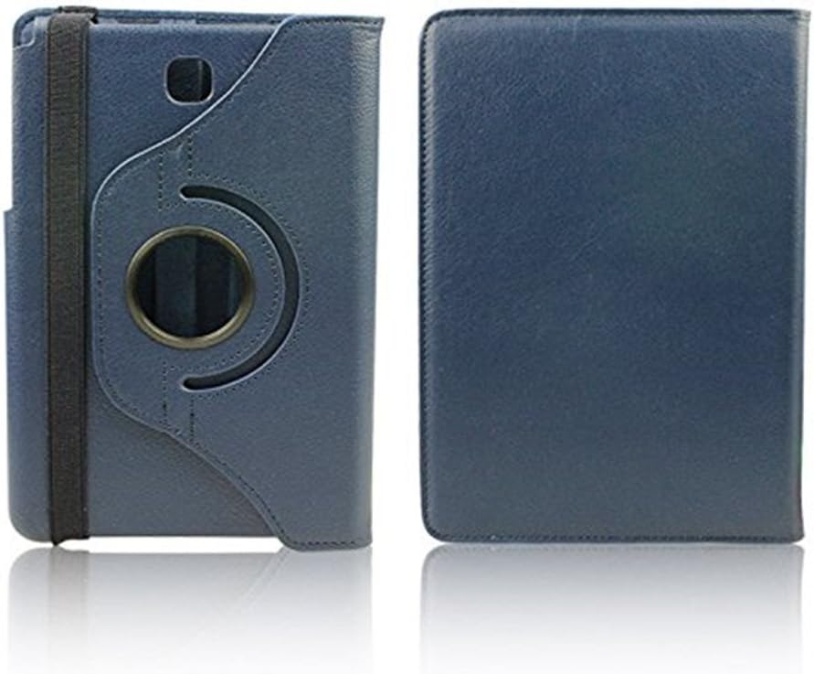 COLJOY Samsung Galaxy Tab A 9.7 SM-T550 T555 360° Rotating PU Leather Case Cover and Flip Stand (Dark Blue)