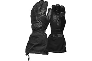 BLACK DIAMOND Guide Ski/Snow Gloves | Premium Leather Shell | Waterproof & Insulated | Includes Gore-TEX Insert, Plus Warm Technology & Goat Leather Palm