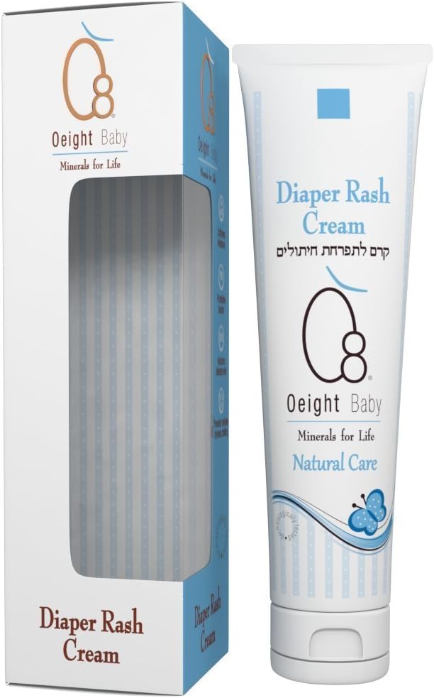 Oeight Diaper Rash Cream, 100% natural active ingredients enriched with zinc, calendula, olive oil, castor seed oil and pro-vitamin B5. Helps prevent Diaper rash and skin irritation.