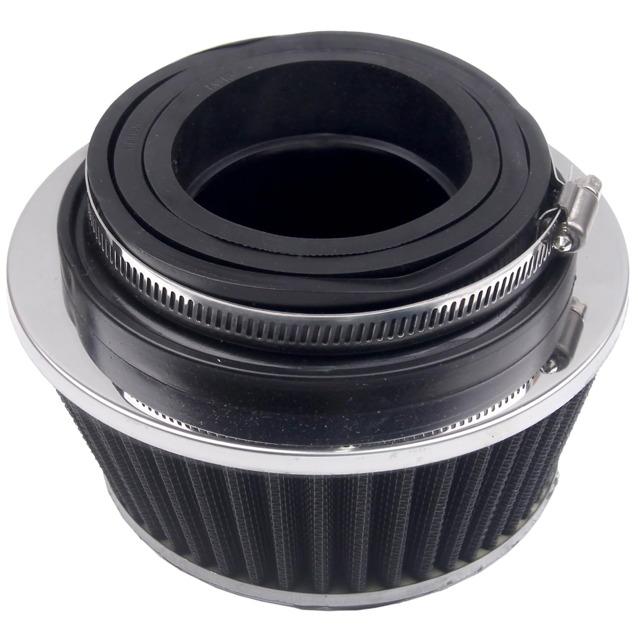 Photo 1 of Goodbest New Air Filter Compatible With Universal Clamp-On Round Reverse Tapered Washable Filter 3 in/3.5 in/4 in Flange ID, 2.625 in (67 mm) Height, 6 in (152 mm) Base, 4.75 in Top, SPE-8161