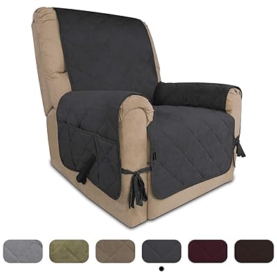 Amazon Quilted Recliner Covers With Pockets Recliner Slipcovers