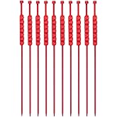 10Pcs Snow Chains for E-bike Motorbike, Non-slip Tire Chains Universal Wheel Chains for Snow Nylon Ice Breaking Multi-layer T