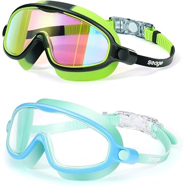 Whale Swim Goggles S1 Nano Anti-Fog + Swim Cap – Polarized HD Goggles For Men & Women, Light Green - View #6