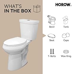 HOROW 21 Inch Tall Toilets, Extra High Toilets with