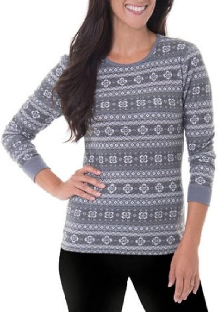 women's 100 cotton waffle thermal shirts
