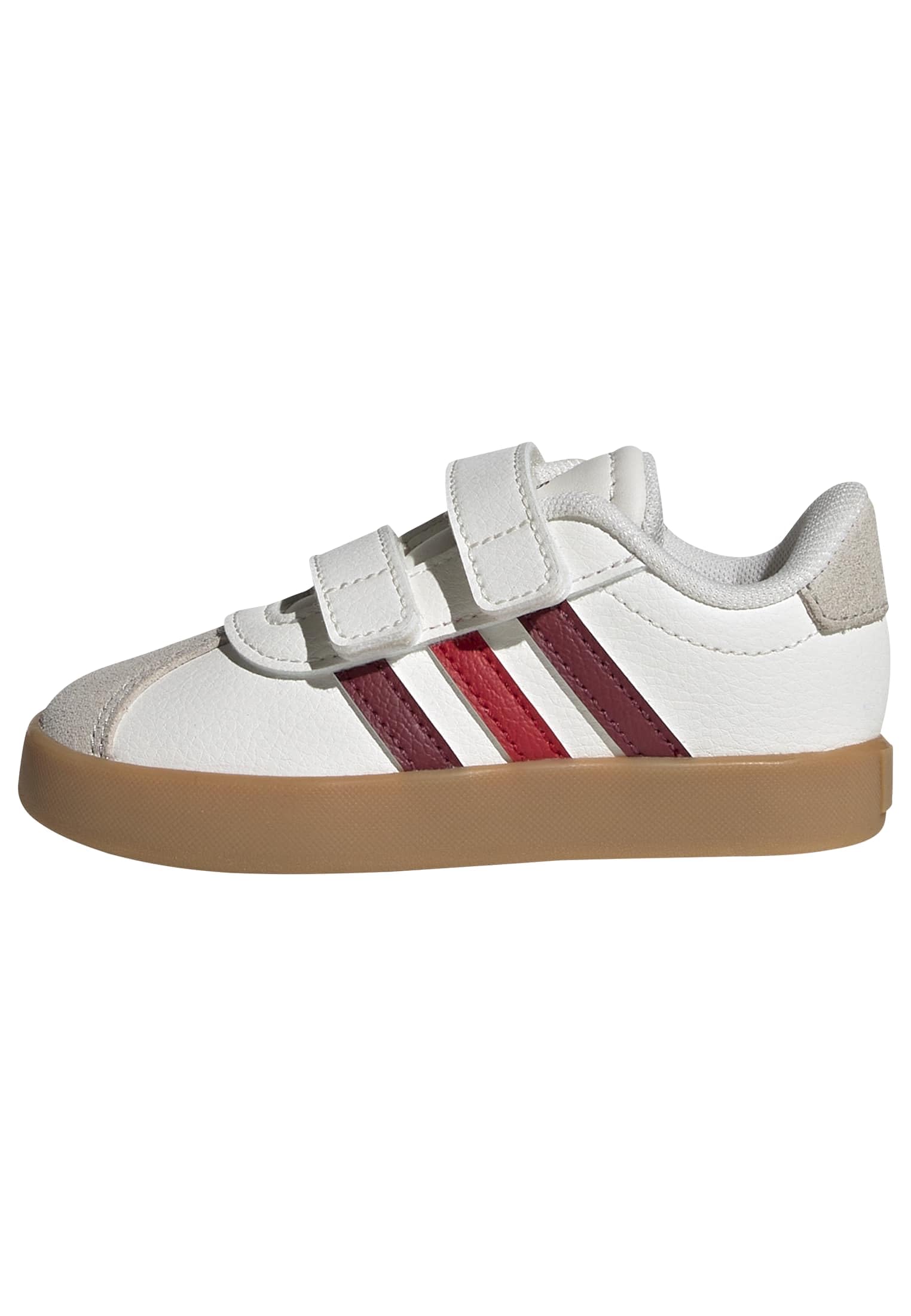 Adidas Unisex-Baby VL Court 3.0, White/Collegiate Burgundy/Wonder Alumina, 7 Image