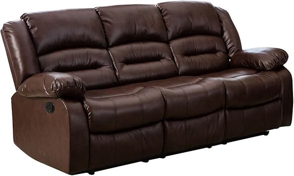 Amazon Com Giantex Black Motion Sofa Set Living Room Bonded