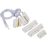 Magnetic Switch, 5pcs MC-38 Reed Switch Recessed Magnetic Sensor Home Entry Warning Switch for Security and Burglar Alarm Sys
