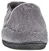 Isotoner Mens Microterry Slip-On Charcoal Large 9.5-10.5
