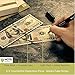 NoteShield Counterfeit Bill Detector Markers + Bonus UV Light + Bonus Magnifier - Small Business Security Dollar Tester Markers (6 Pens)