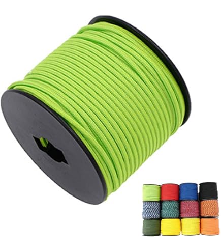 Golberg G - Cuerda De Nailon Trenzado, Color Blanco (1/8 Pul