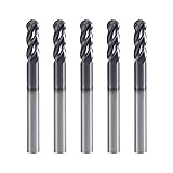 XYunEnZ ISB 4Flutes Carbide Ball Nose end Mill