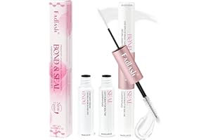 FADLASH Lash Bond and Seal Waterproof 12ml Cluster Lash Glue for Eyelash Clusters Strong Hold Individual Lash Glue 2 in 1 Eye