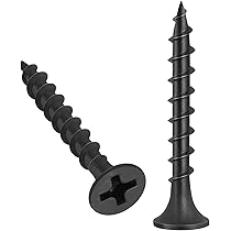 Coarse Thread Drywall Screws #6 X 2 Inch (10LB) .Thread Sharp Point Drywall Screw With Phillips Drive #2 Bugle Head, Black, Ideal Screw For Drywall Sheetrock, Wood And More - View #5