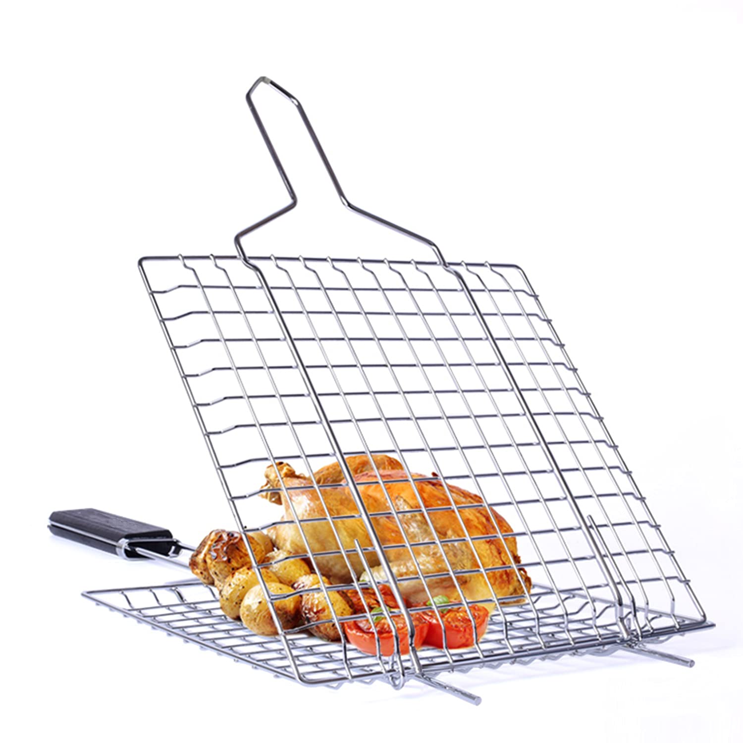 Grilling Basket NonStick Barbecue Basket Heavy Duty BBQ Tools Grill