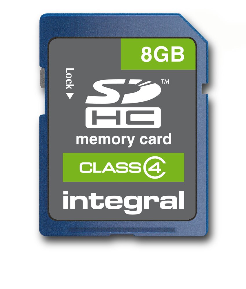 Integral 8GB SDHC Class 4 Card