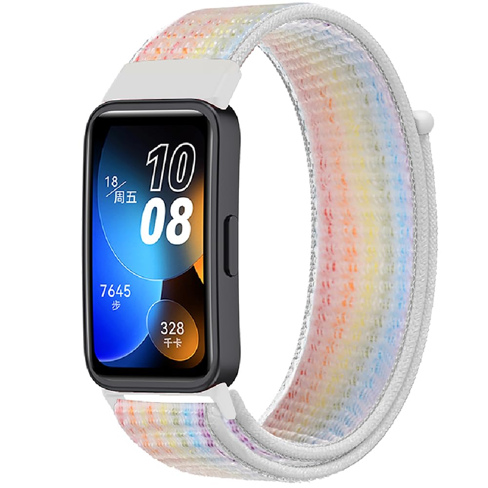 Breathable Watch Strap Sport for Huawei Band 8/9, Nylon Bracelet Replacement Band for Huawei Band 10