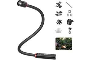 NEEWER Basics ML01 USB C LED Light for Macro Photography, 4W IP54 Bendable Adjustable Beam Angle 1830lux CRI95 Spotlight with