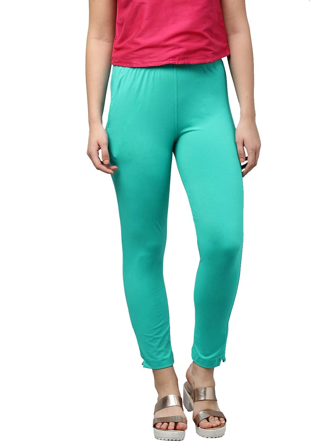 Buy Lux Lyra Women's Straight Pant Slim (LYRA_KURTIPANT_1PC_Aqua Green
