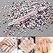 Makartt Dual -ended Nail Rhinestone Picker Beads Picker Dotting Pen Wax Pen With acrylic Handle Manicure Nail Art Tool-Pink