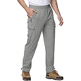Gopune Men's Lightweight Joggers Quick Dry Hiking Athletic Pants Outdoor Running Casual Track Pants