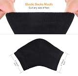 CGBOOM Moisturizing Gel Heel Socks 2 Pairs Toe Open Soft Ventilated view 6
