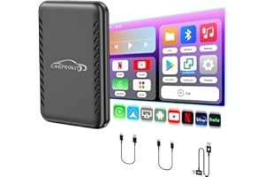 CarProKit 3.0 Magic CarPlay Android 11.0 AI Box, Car Screen Mirroring Device YouTube Netflix Adapter, Covert Original Wired CarPlay to Wireless CarPlay + Android Auto + Mirroring + Android OS