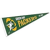 WinCraft Green Bay Packers Vintage Throwback Retro Pennant Banner Flag