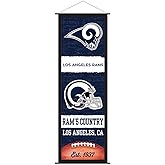Los Angeles Rams Banner and Scroll Sign