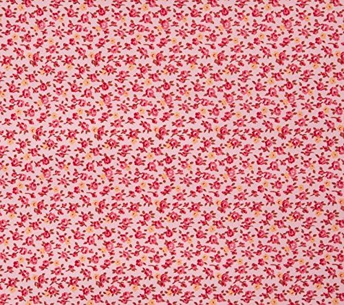 Rustic Blush Small Rose Bud Cotton Quilt Fabric Free Spirit
