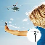 TOYANDONA Pull String Helicopter Toy Kids Educational Flying Copter DIY view 5