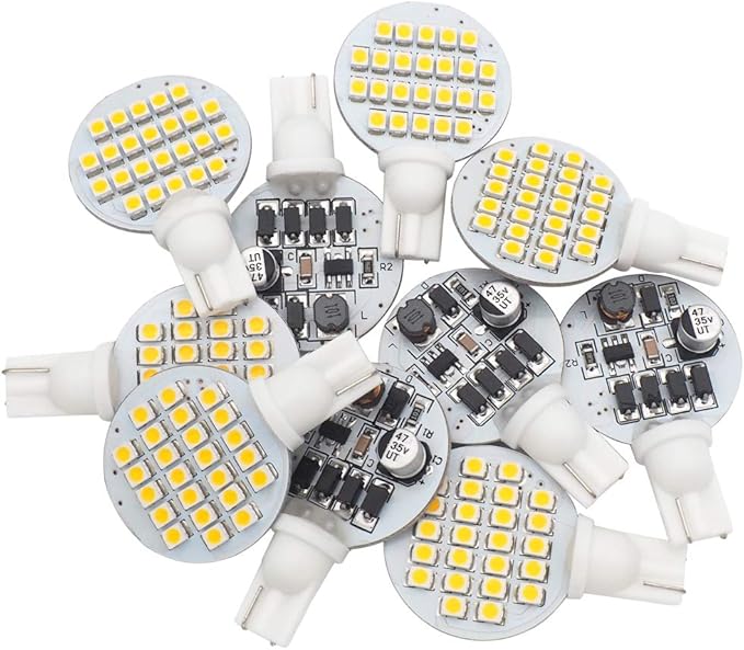 Grv T10 921 194 243528 SMD LED Bulb lamp Super Bright Warm White AC/DC