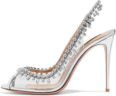rhinestone slingbacks