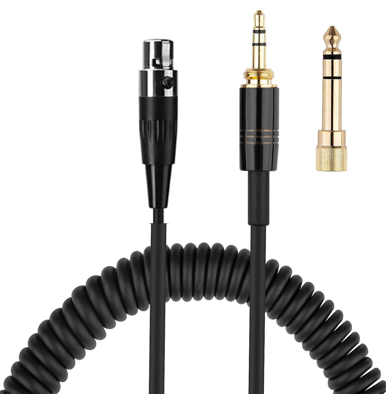 Replacement Audio Upgrade Cable 4.6-13.4ft for Beyerdynamic DT 1990 Pro, DT 1770, DT770 X, DT 900 X, for AKG Q701, K240, K702, K712, K371, K361, K141, K171 Headphone with 6.35mm Adapter