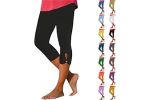 Women Capris Yoga Pants Hollow Out Comfy Stretchy Seamless High Waist Leggings Summer Workout Compression Capri Pant