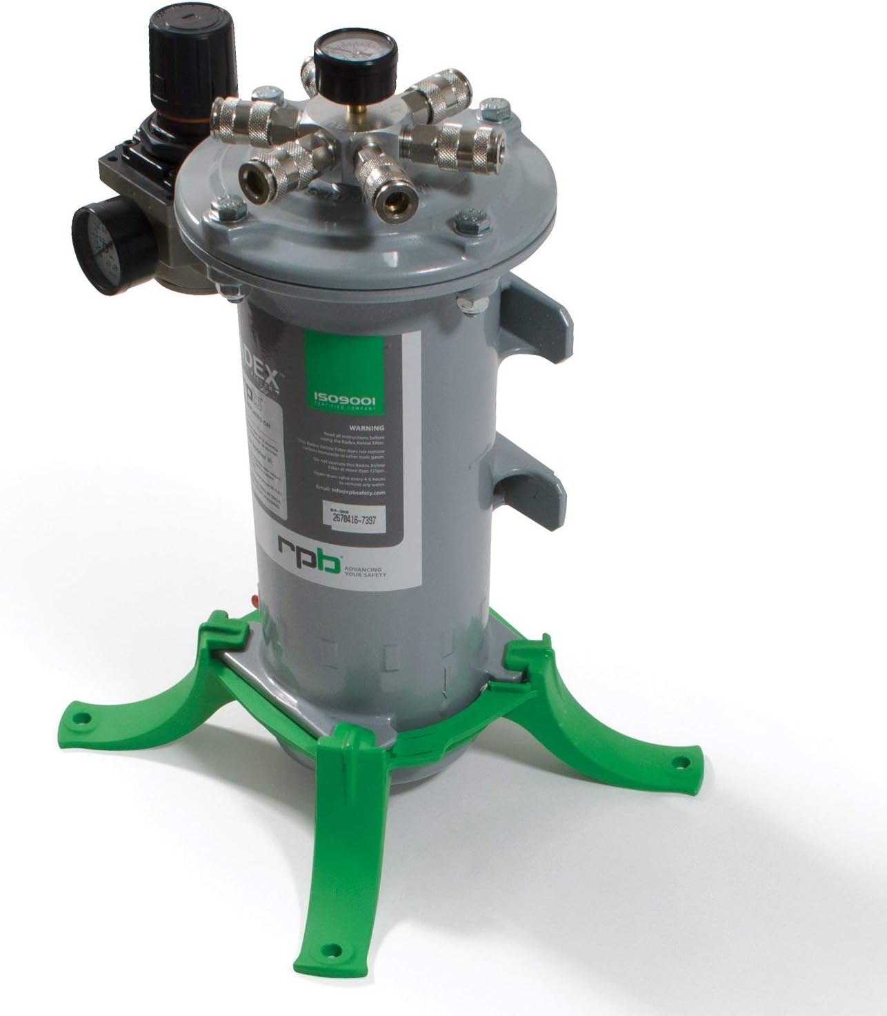 RPB Radex Airline Filter - Large Capacity Breathing Air Filter, 6 Air Outlets, RZ System Fittings