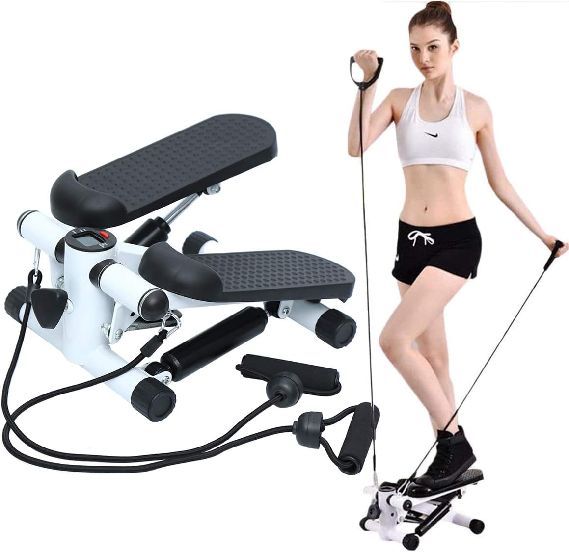 Yonntech Aerobic Fitness Stepper Swing Stepper Mini Stepper Stepper Machine Legs Arms Thigh Toner Toning Machine Workout Training Fitness Stair Steps
