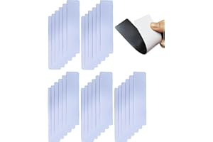 GINFH 30 Pack Lockdown Magnetic Strips Door Security Devices Thin Magnetic Strips School Office Emergency Easy Quick Lock Door Latch (30Pcs, White)