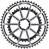 BUCKLOS Direct Mount Road Bike Chainring 53-39T/52-36T/50-34T, Bike Double Chainring CNC Integrated Molding GXP Chainring Suitable for 8/9/10/11 Speed