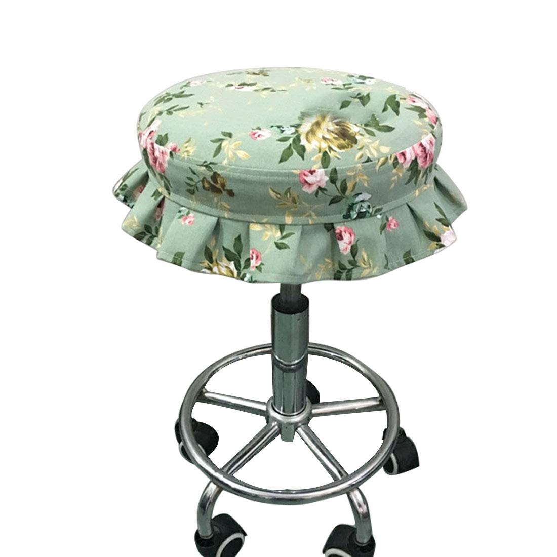 Stretch Round Chair Seat Cover Chair Seat Slipcovers Pack Of 2 C174 Deisy Dee Jacquard Bar