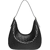 Shoulder Handbags Shoulder Bag for Women Totes Woven Vegan Leather Bag Hand Bag Working Lightweight Bags With Zipper