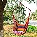 Eubell Hanging Rope Hammock Chair Swing Seat, Hammock Net Chair Porch Chair for Yard, Bedroom, Patio, Porch, Indoor, Outdoor