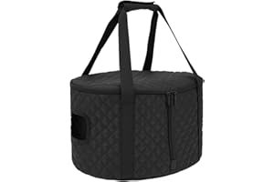 ZFLYCANP Slow Cooker Travel Bag, Insulated Carrier Case with Lid Fastener, Oxford Fabric Material, Sturdy and Resistant to Da