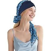 DOCILA Chemo Headwear Turban for Women, Patients Head Hair Scarf Skull Cap, Cancer Hair Loss Head Wrap Covering Beanie Hat